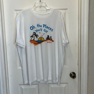 Dr. Seuss White Graphic T-Shirt for Men